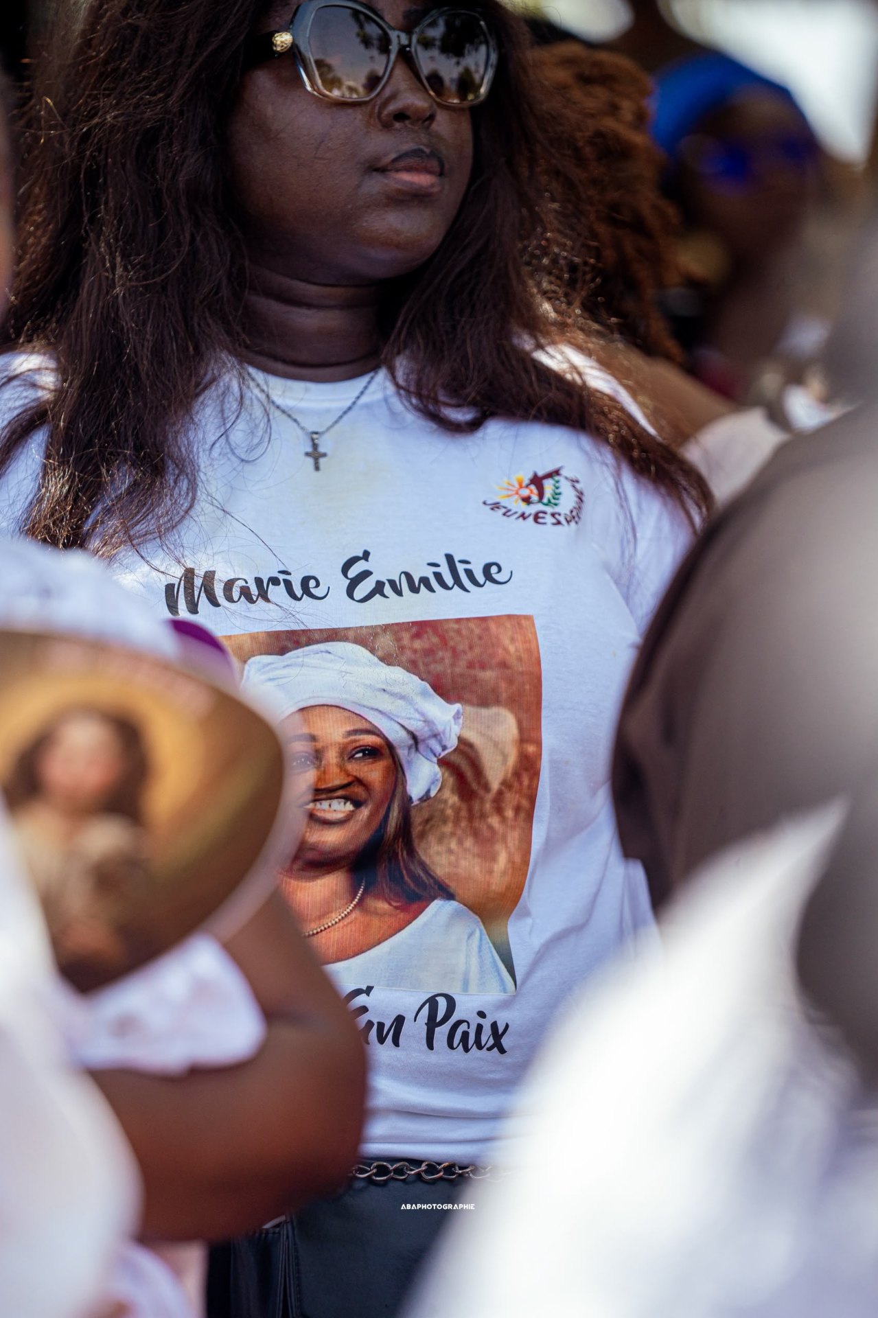 T-shirt hommage Marie Émilie · En Paix